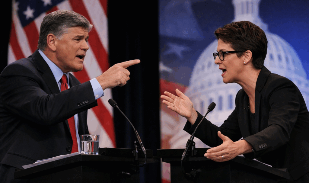 Hannity debating Maddow